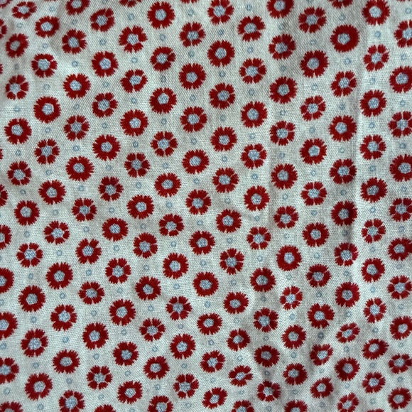 HIROSHI KATO Slim Button Down Short Sleeve Shirt 100% Cotton Flower - Picture 3 of 6